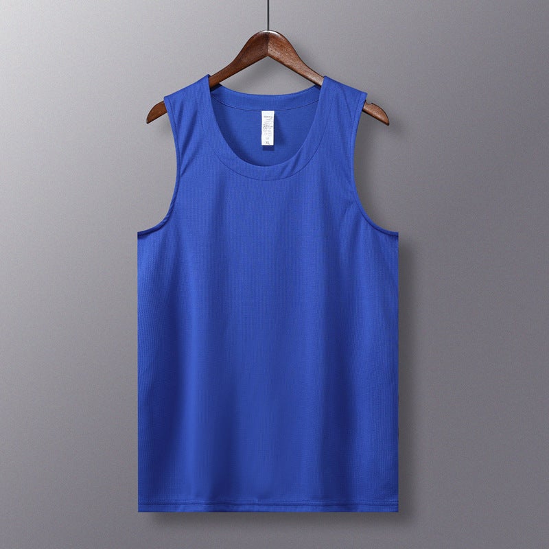 Activity Competition Loose Sports Quick-Drying Sleeveless T-Shirt Vest For Adults And Kidsren Family Tops With Logo Printed On Casual - Image 1